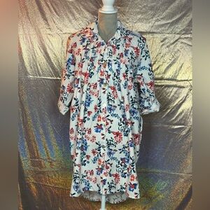 Papinelle Harper Floral Button-Up Nightgown
